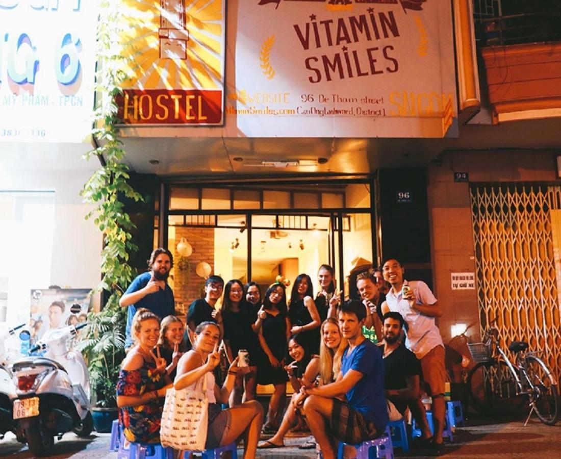The Art - Vitamin Smiles Hostel Ho Či Minovo Město Exteriér fotografie